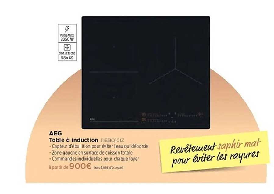 Table à induction T163IQ101Z