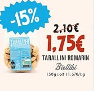 Tarallini Romarin