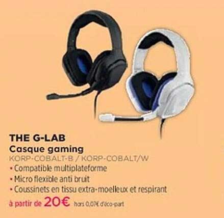 THE G-LAB Casque gaming