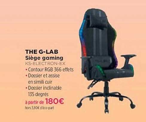 THE G-LAB Siège gaming KS-ELECT RON-EX