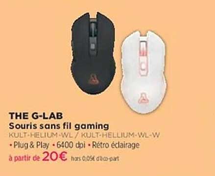 THE G-LAB Souris sans fil gaming