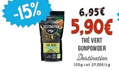THÉ VERT GUNPOWDER