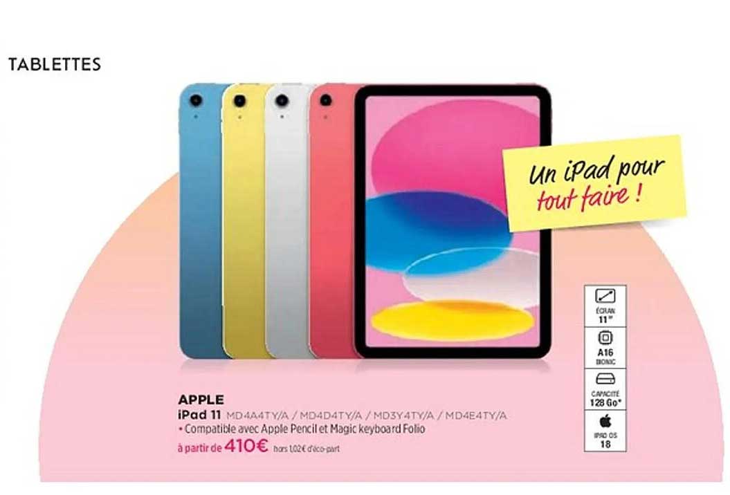 Un iPad pour tout faire !
