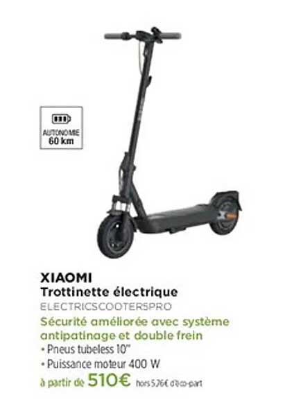XIAOMI Trottinette électrique