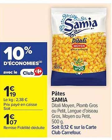 10% D'ÉCONOMIES avec le Club Carrefour