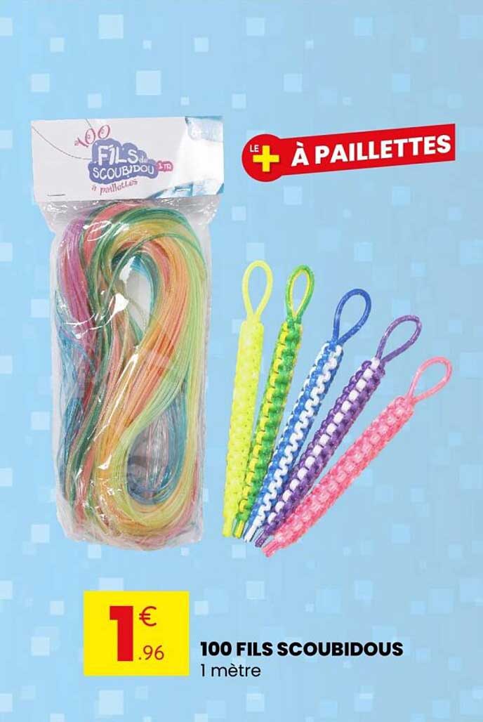 100 FILS SCOUBIDOUS 1 mètre
