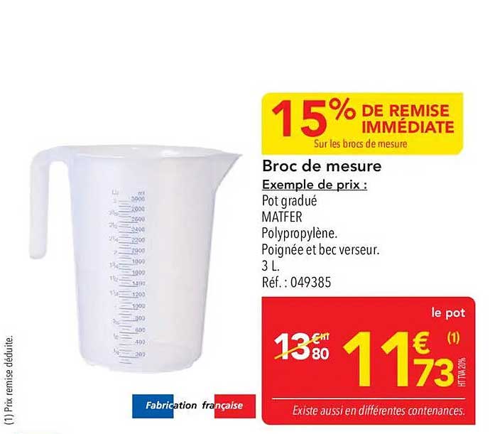 15% DE REMISE IMMÉDIATE