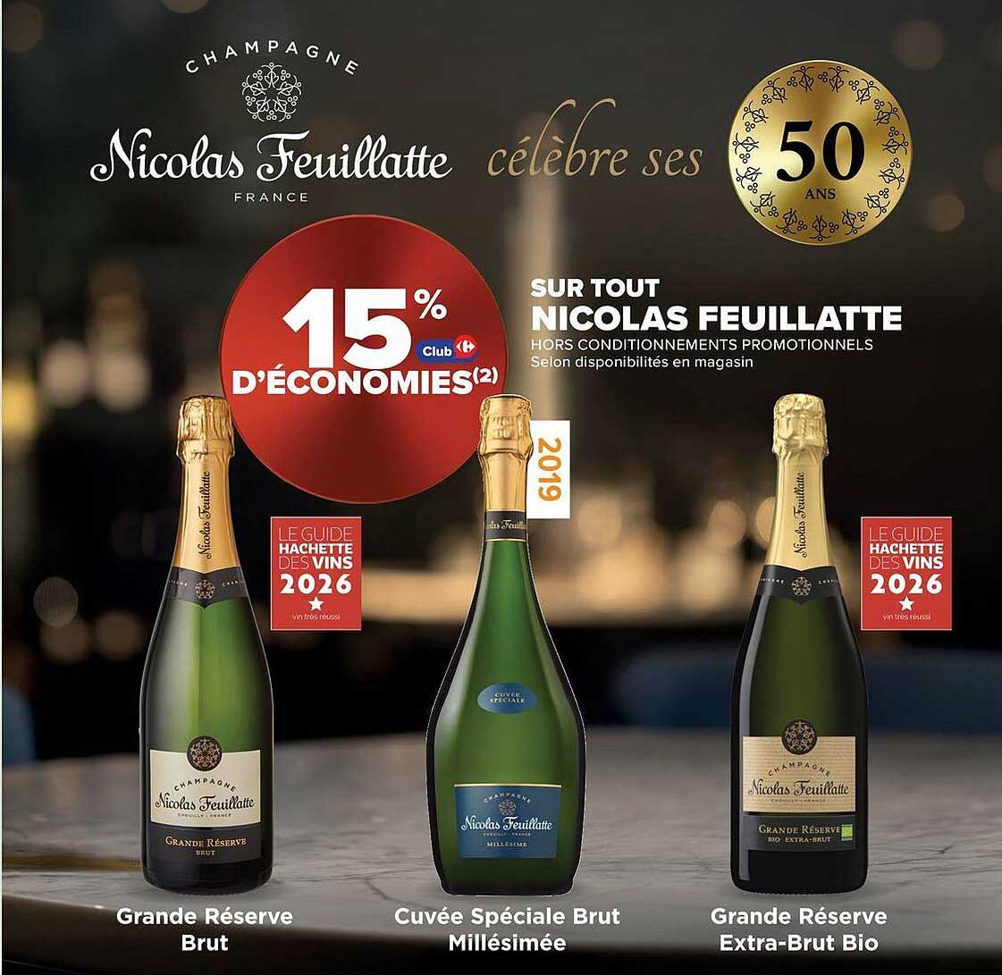 15% D'ÉCONOMIES