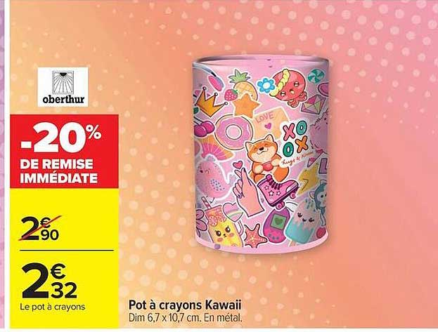 -20% DE REMISE IMMÉDIATE