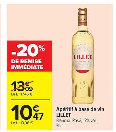 -20% DE REMISE IMMÉDIATE