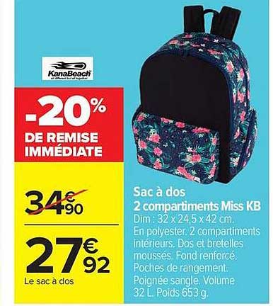 -20% DE REMISE IMMÉDIATE