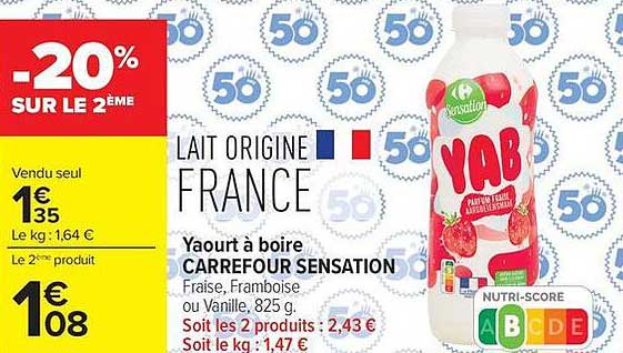 -20% SUR LE 2ÈME