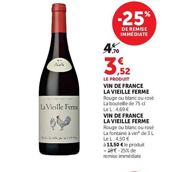 -25% DE REMISE IMMÉDIATE