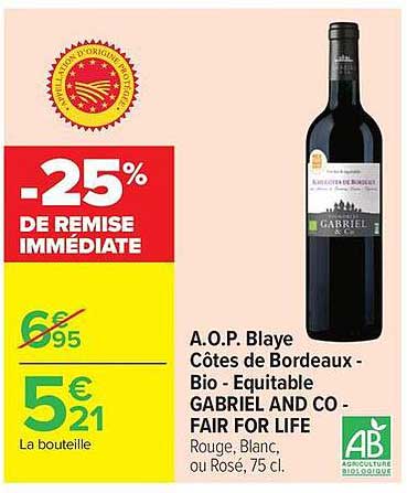 -25% DE REMISE IMMÉDIATE