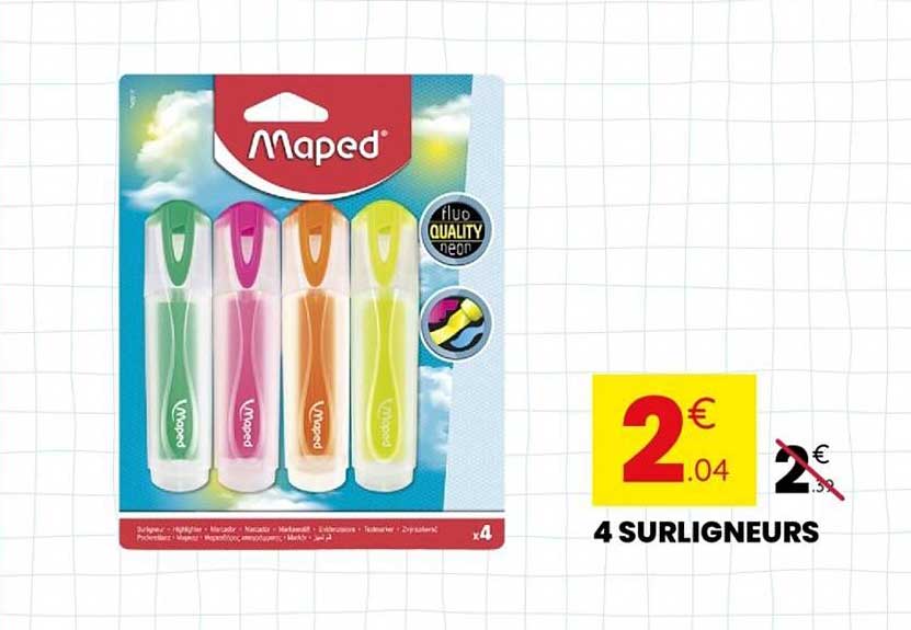 4 SURLIGNEURS