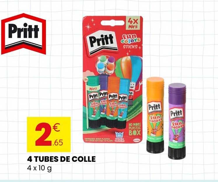 4 TUBES DE COLLE