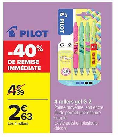 -40% DE REMISE IMMÉDIATE