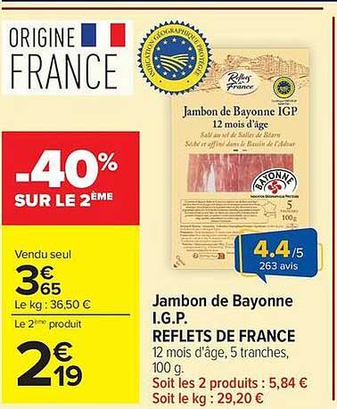 -40% SUR LE 2ème