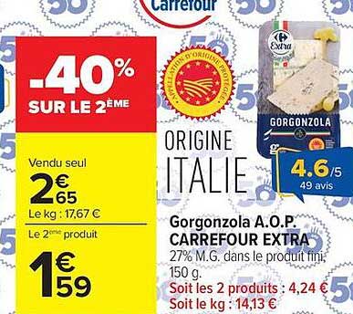 -40% SUR LE 2ÈME