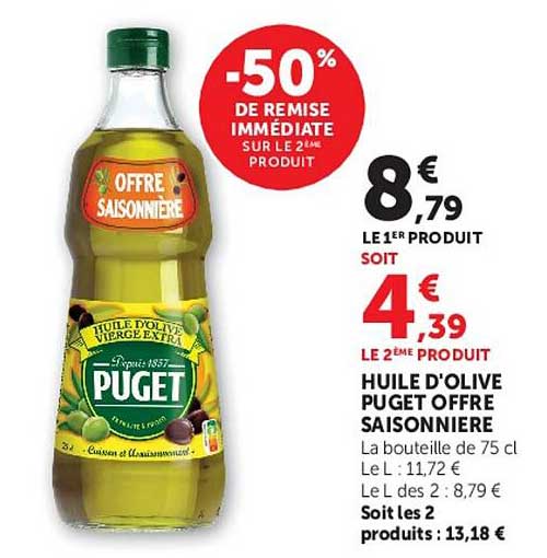 -50% DE REMISE IMMÉDIATE SUR LE 2ÈME PRODUIT