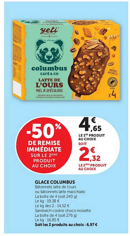 -50% DE REMISE IMMÉDIATE SUR LE 2ÈME PRODUIT AU CHOIX