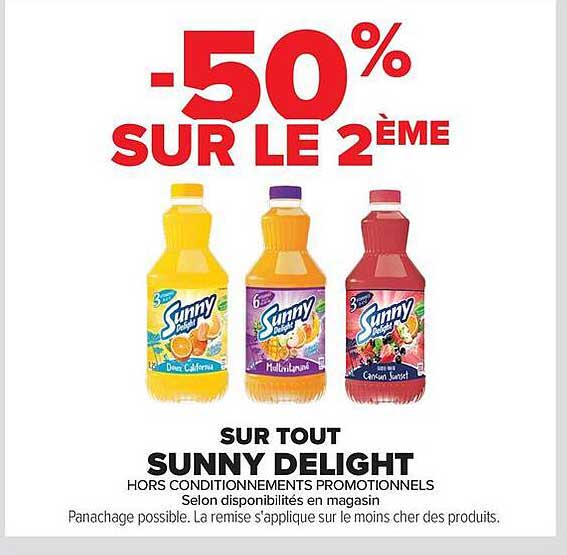 -50% SUR LE 2ÈME