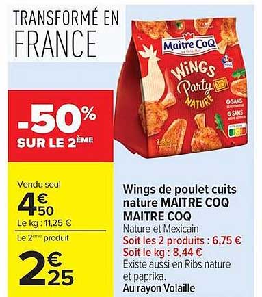 -50% SUR LE 2ÈME