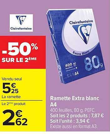 -50% SUR LE 2ÈME