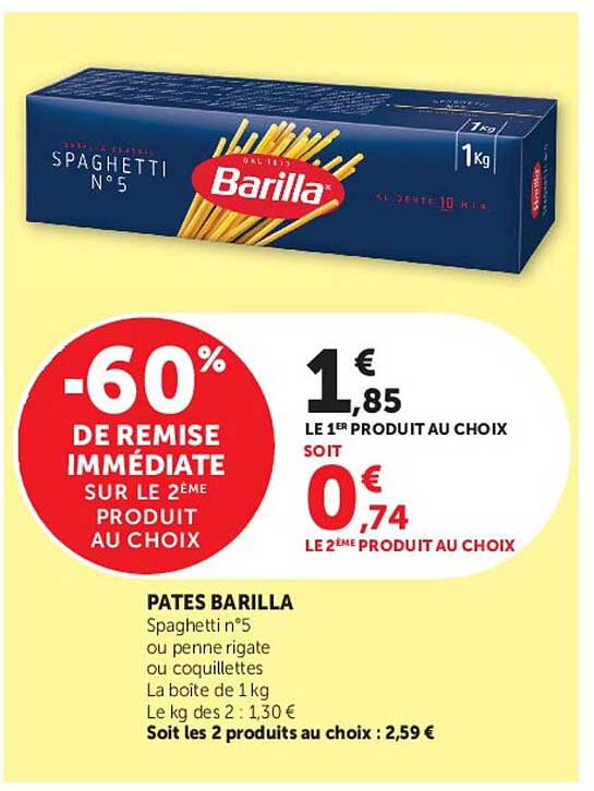 -60% DE REMISE IMMÉDIATE SUR LE 2ÈME PRODUIT AU CHOIX