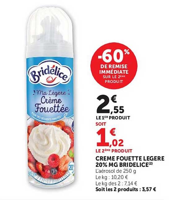-60% DE REMISE IMMÉDIATE SUR LE 2EME PRODUIT