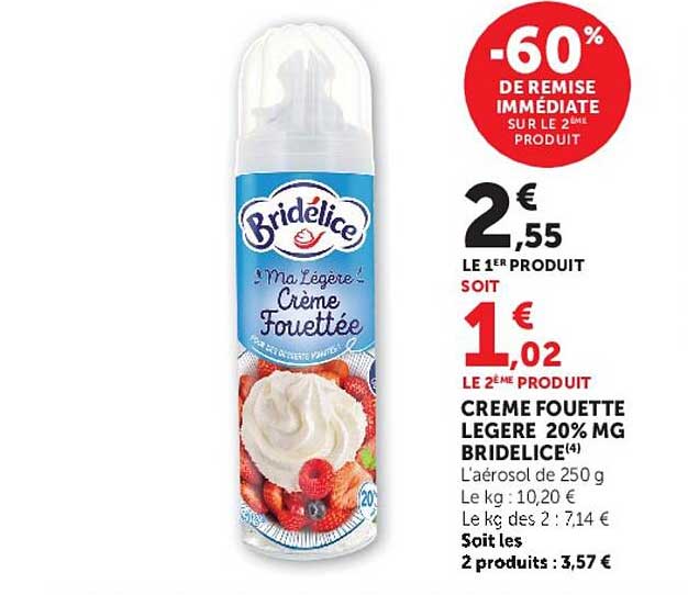 -60% DE REMISE IMMEDIATE SUR LE 2EME PRODUIT