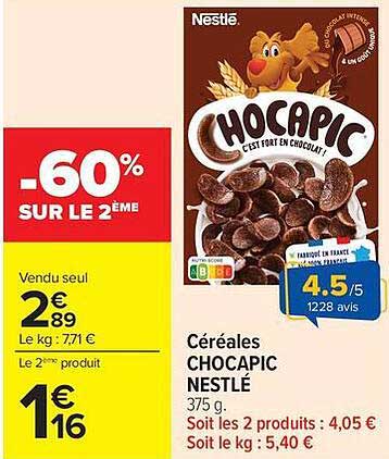 -60% SUR LE 2ÈME
