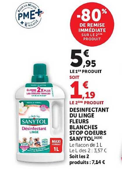 -80% DE REMISE IMMÉDIATE SUR LE 2ÈME PRODUIT