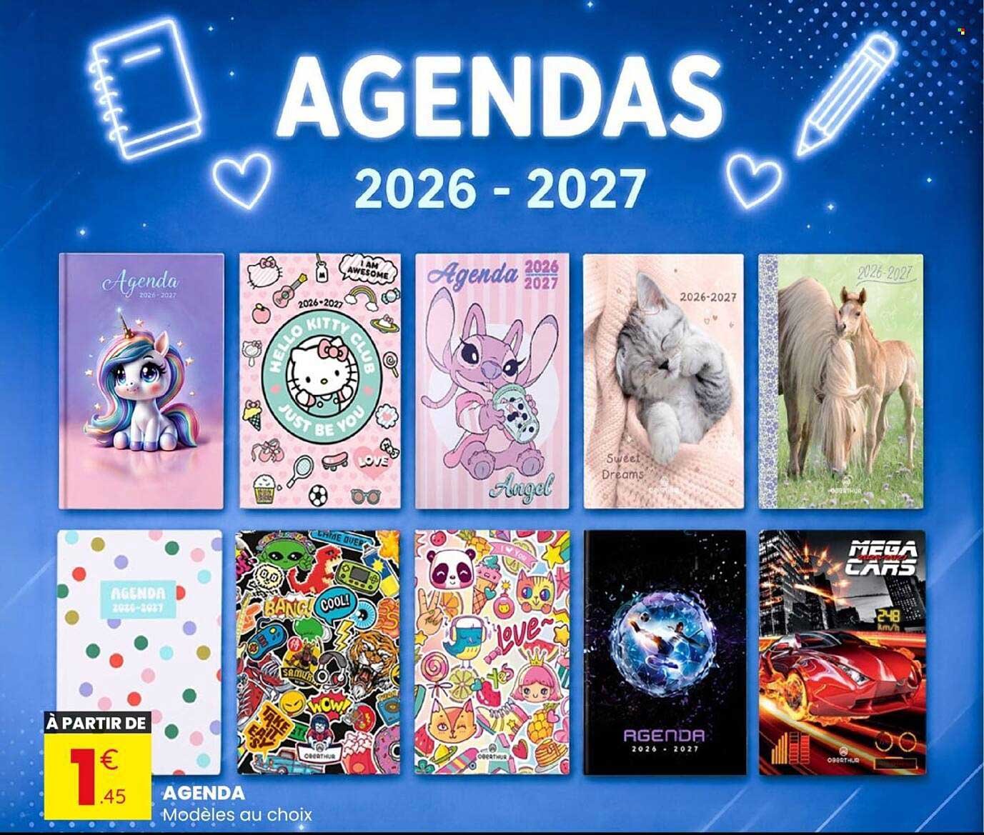 AGENDA Modèles au choix