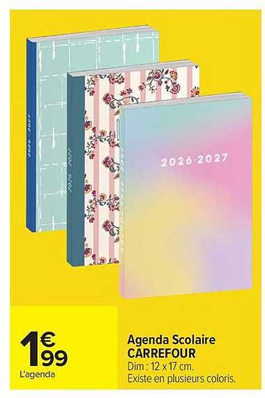Agenda Scolaire CARREFOUR