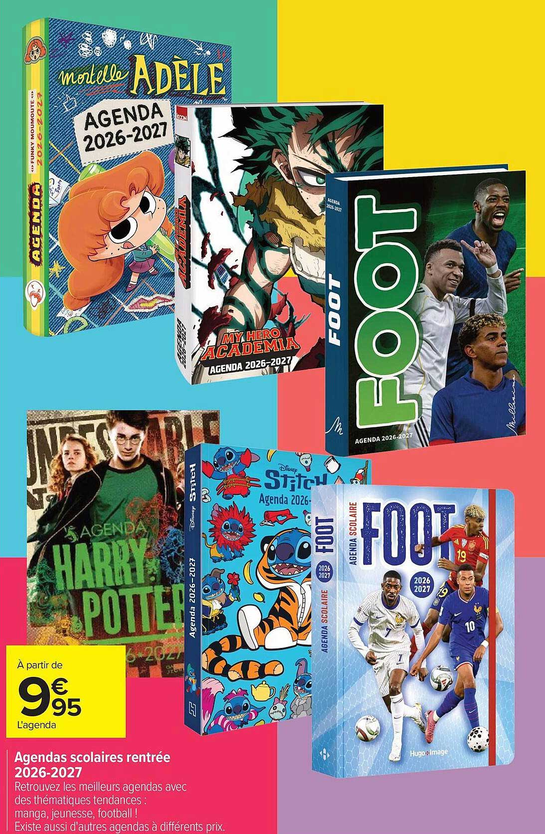 Agendas scolaires rentrée 2026-2027