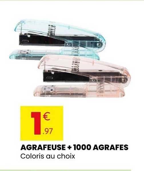 AGRAFEUSE + 1000 AGRAFES
