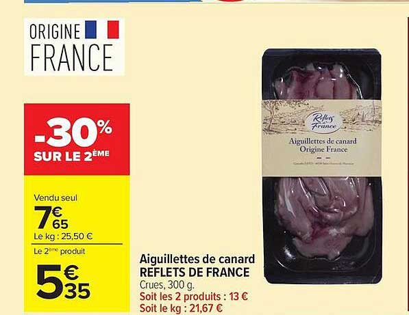 Aiguillettes de canard REFLETS DE FRANCE