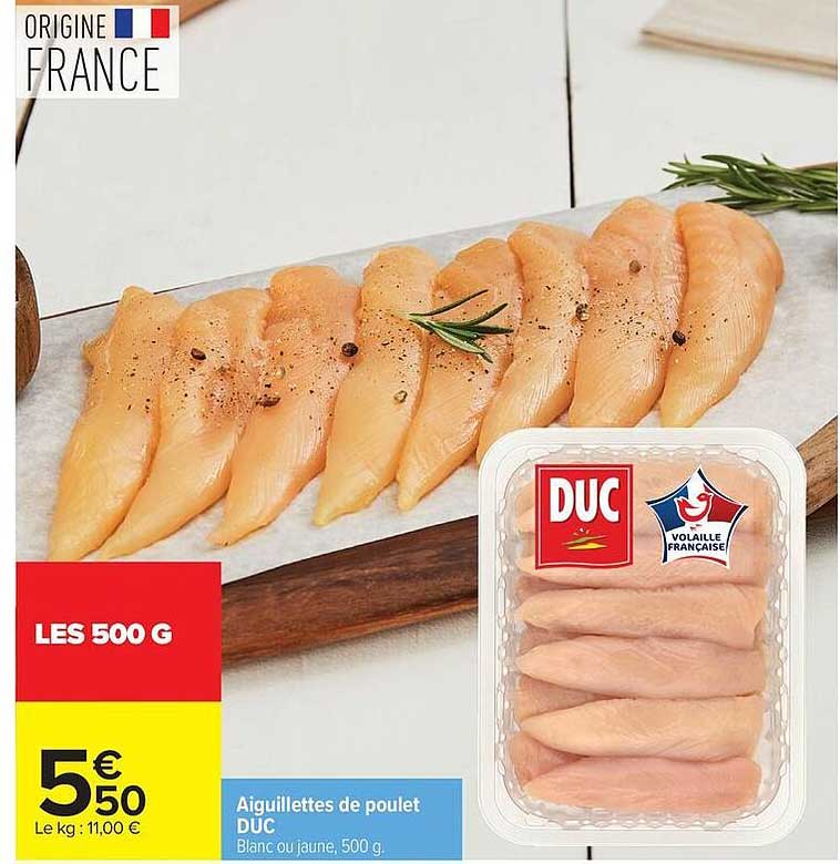 Aiguillettes de poulet DUC
