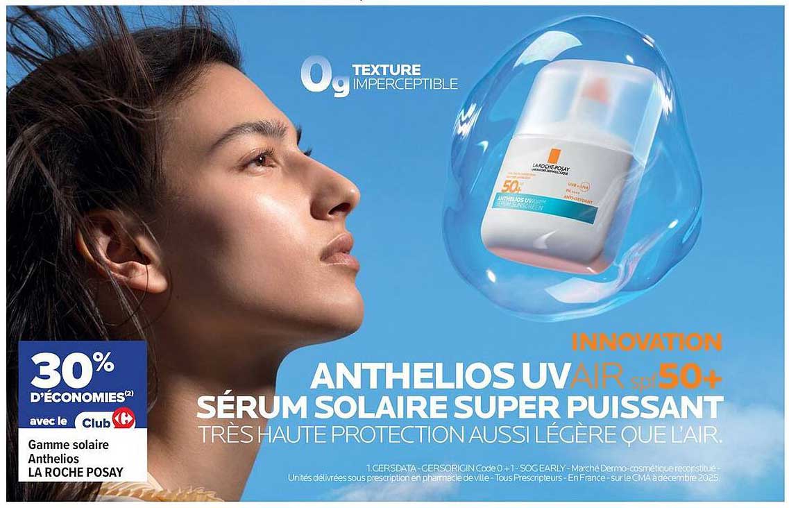 ANTHELIOS UV AIR SPF50+ SÉRUM SOLAIRE SUPER PUISSANT