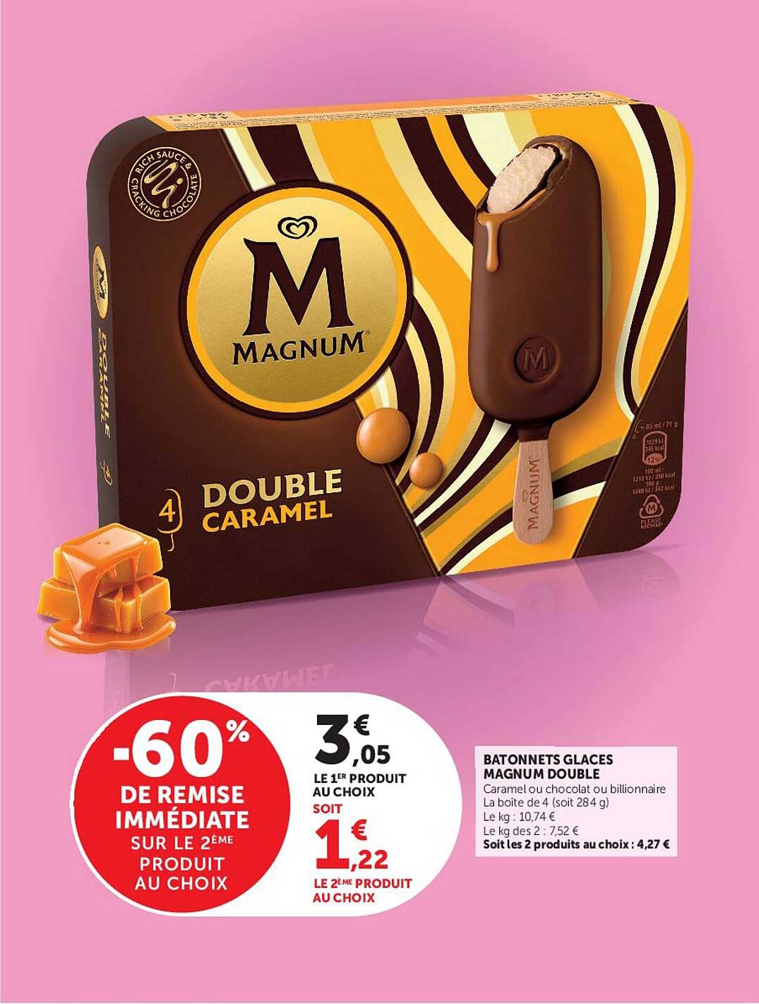 BATONNETS GLACES MAGNUM DOUBLE