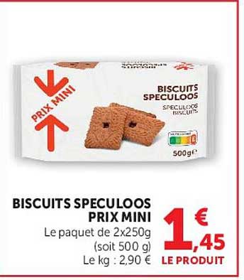 BISCUITS SPECULOOS PRIX MINI