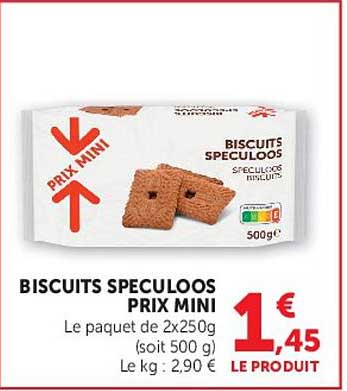 BISCUITS SPECULOOS PRIX MINI