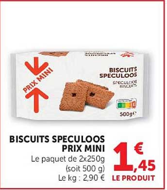 BISCUITS SPECULOOS PRIX MINI
