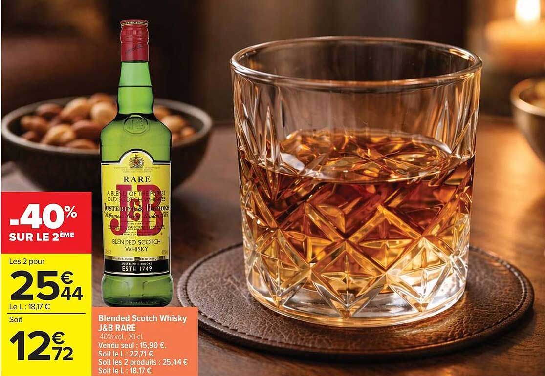 Blended Scotch Whisky J&B RARE