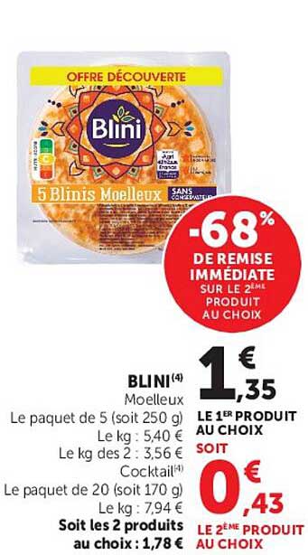 BLINI(4) Moelleux