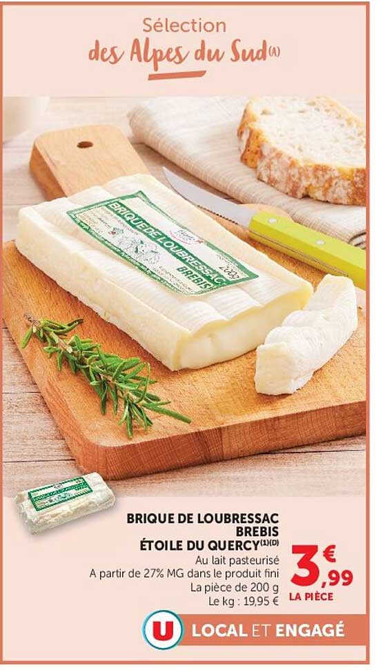 BRIQUE DE LOUBRESSAC BREBIS ÉTOILE DU QUERCY(D)