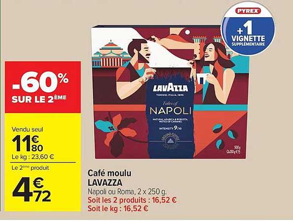 Café moulu LAVAZZA