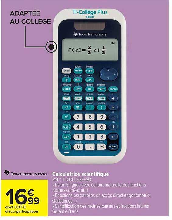 Calculatrice scientifique