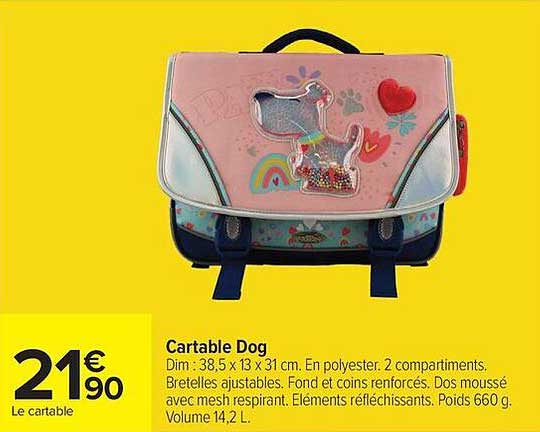 Cartable Dog